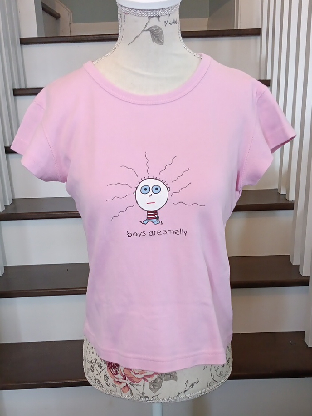 + Y2K Pink 'Boys Are Smelly' Graphic Tee